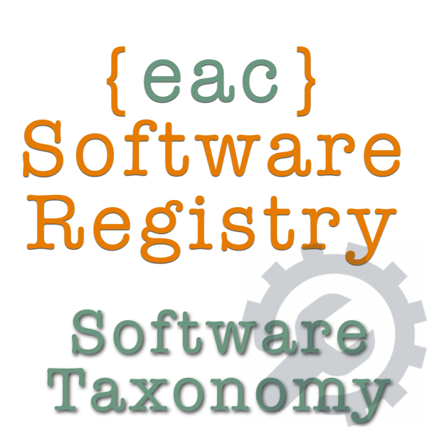 {eac}SoftwareRegistry Software Taxonomy