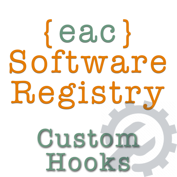 {eac}SoftwareRegistry Custom Hooks